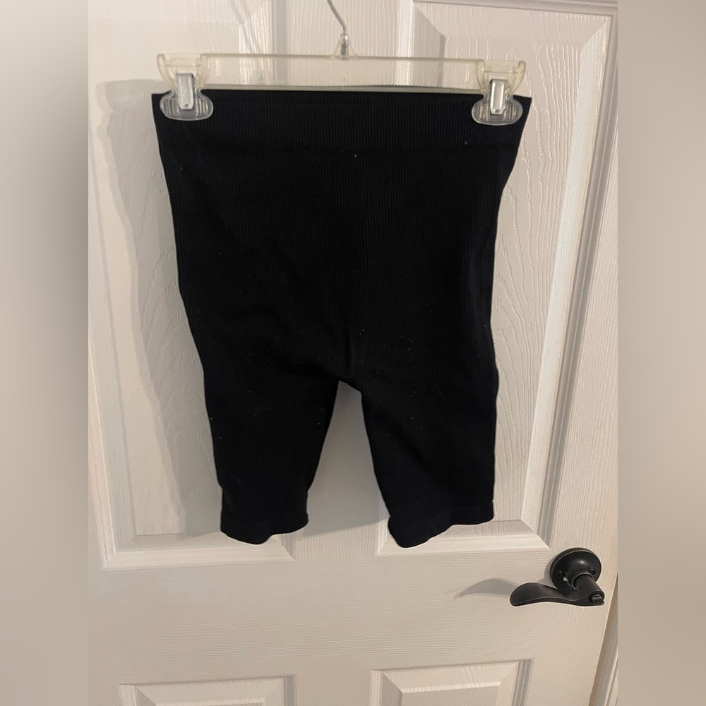 Zara Black Bike Shorts Streamlined Design